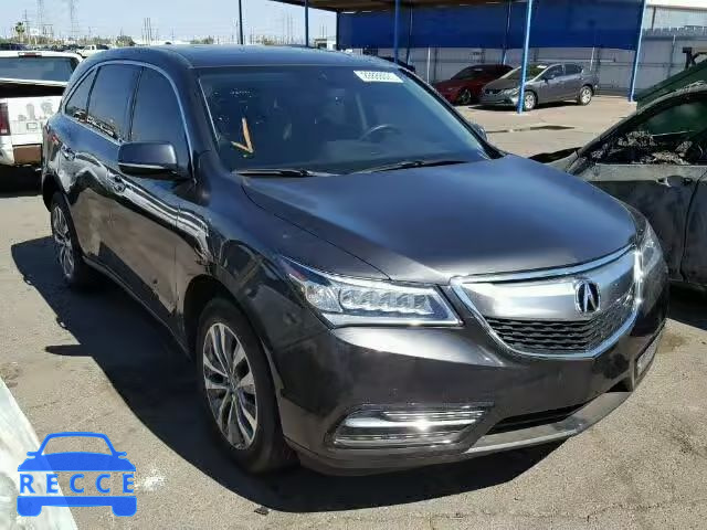 2014 ACURA MDX TECH 5FRYD3H41EB012858 зображення 0