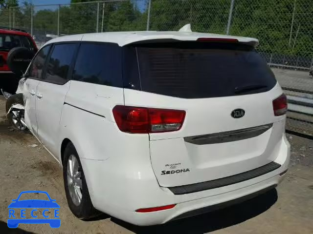 2016 KIA SEDONA L KNDMA5C12G6120809 image 2