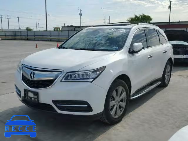 2014 ACURA MDX Advance 5FRYD4H80EB001908 image 1