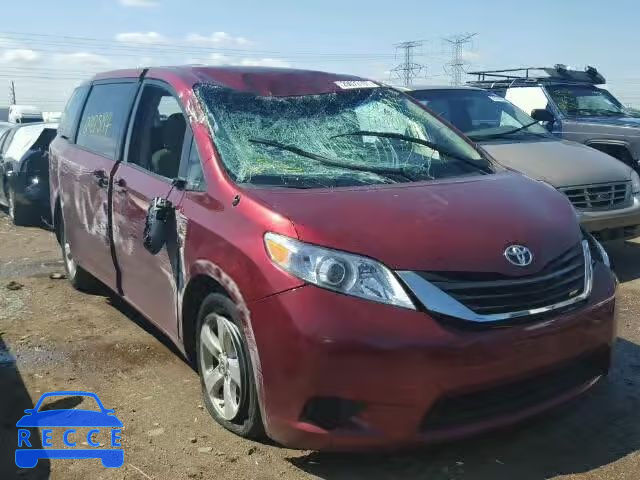 2014 TOYOTA SIENNA 5TDZK3DC5ES427198 image 0
