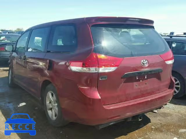 2014 TOYOTA SIENNA 5TDZK3DC5ES427198 image 2