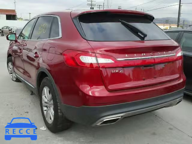 2016 LINCOLN MKX PREMIE 2LMTJ6JR5GBL50193 зображення 2