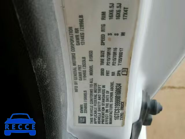 2009 GMC CANYON 1GTCS199998160634 image 9