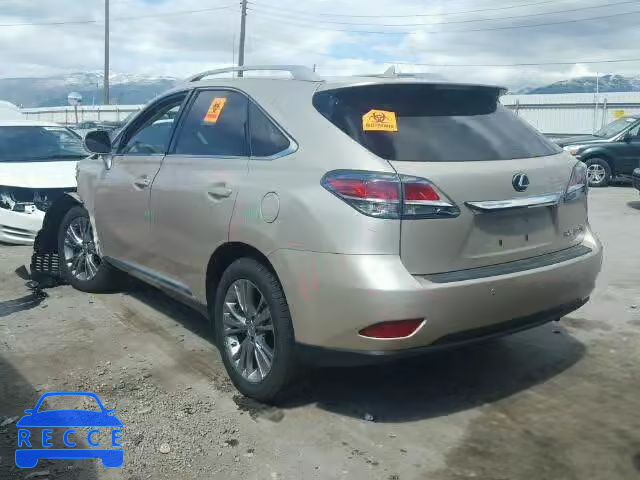 2013 LEXUS RX 450H JTJBC1BA5D2446860 image 2