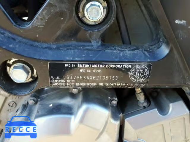 2006 SUZUKI SV650 JS1VP53AX62105753 image 9