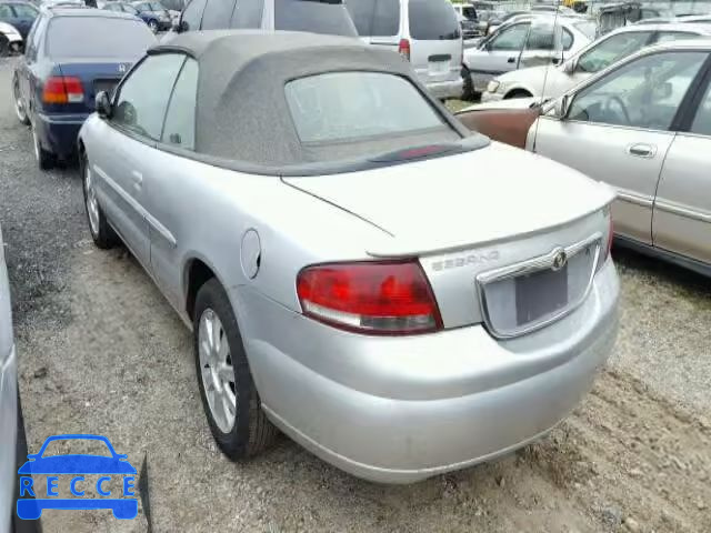 2004 CHRYSLER SEBRING GT 1C3EL75R74N321561 image 2