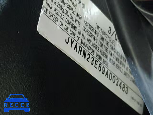 2009 YAMAHA YZFR1 JYARN23E69A003483 image 18