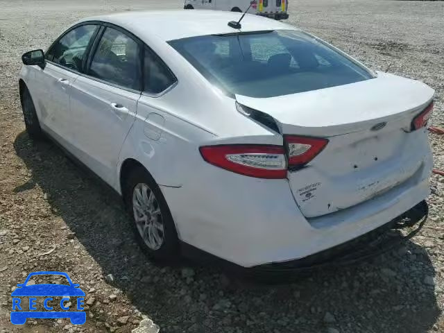 2016 FORD FUSION S 3FA6P0G79GR155025 image 2