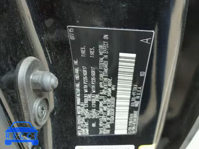 2015 TOYOTA SIENNA 5TDZK3DC6FS639397 image 9