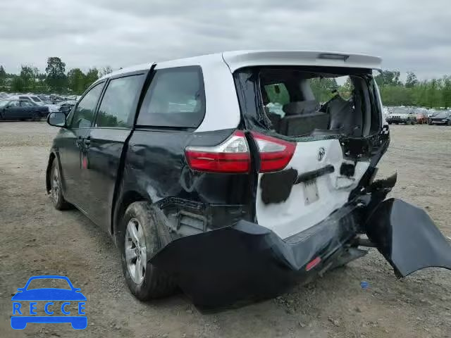 2015 TOYOTA SIENNA 5TDZK3DC6FS639397 image 2