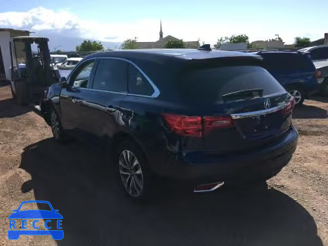 2014 ACURA MDX TECH 5FRYD3H43EB011713 image 2