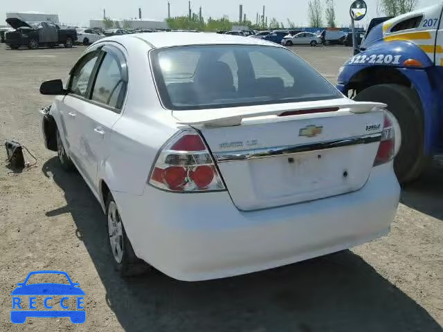 2009 CHEVROLET AVEO LS KL1TV55EX9B391246 зображення 2