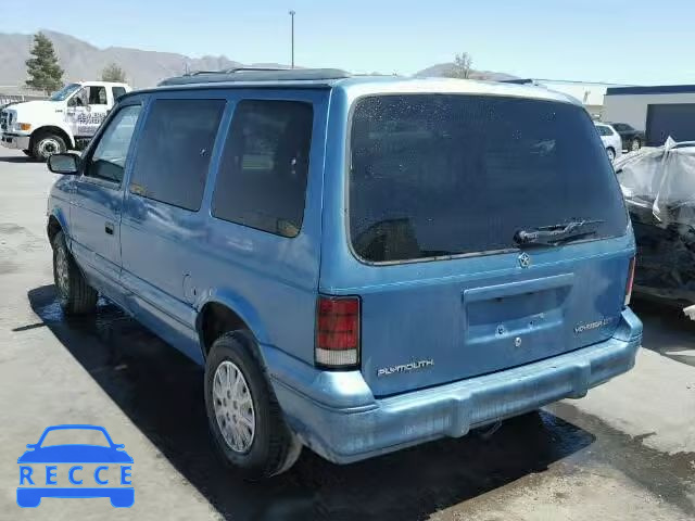 1995 PLYMOUTH VOYAGER SE 2P4GH4538SR254206 image 2