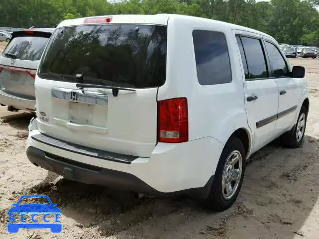 2014 HONDA PILOT LX 5FNYF3H24EB012816 image 3