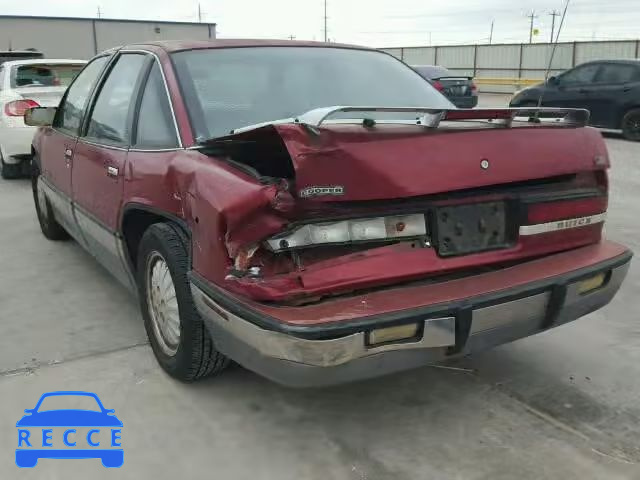 1991 BUICK REGAL LIMI 2G4WD54L5M1907302 зображення 2