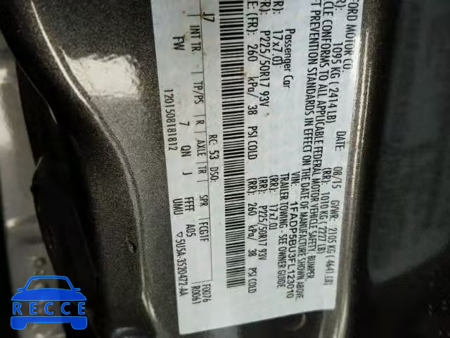 2015 FORD C-MAX SEL 1FADP5BU3FL123010 image 9