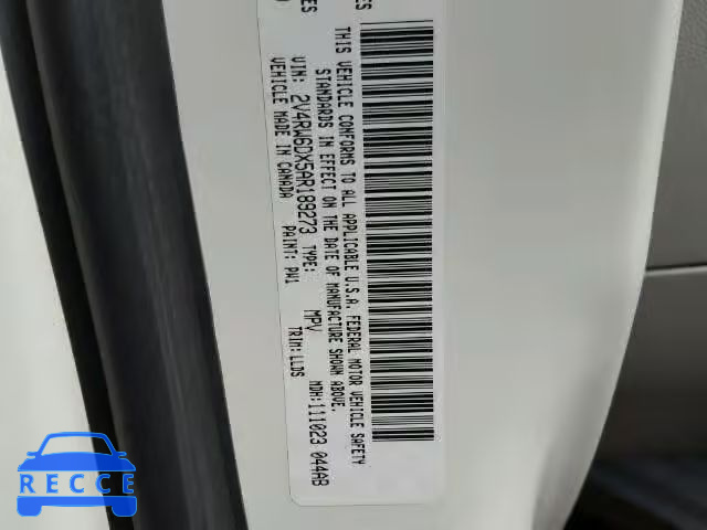 2010 VOLKSWAGEN ROUTAN SEL 2V4RW6DX5AR189273 Bild 9