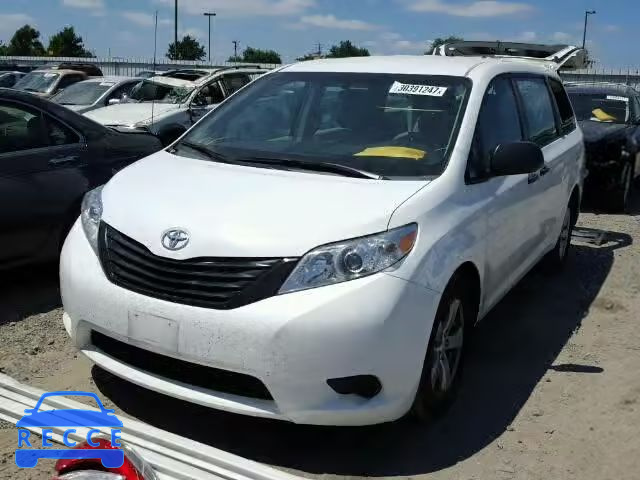 2014 TOYOTA SIENNA 5TDZK3DC5ES433471 image 1