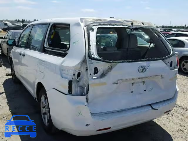 2014 TOYOTA SIENNA 5TDZK3DC5ES433471 image 2