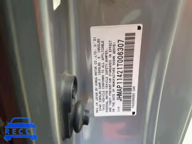 2001 HONDA S2000 JHMAP11421T006307 image 9