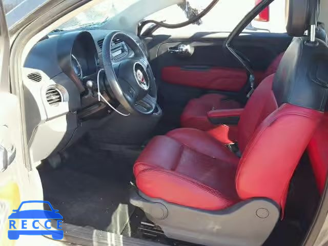 2013 FIAT 500 LOUNGE 3C3CFFCR9DT514368 зображення 4