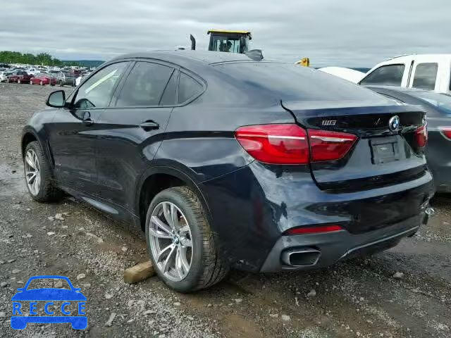 2016 BMW X6 XDRIVE3 5UXKU2C57G0N79643 image 2