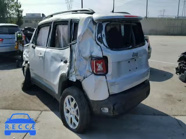 2017 JEEP RENEGADE L ZACCJBBB9HPE93722 image 2