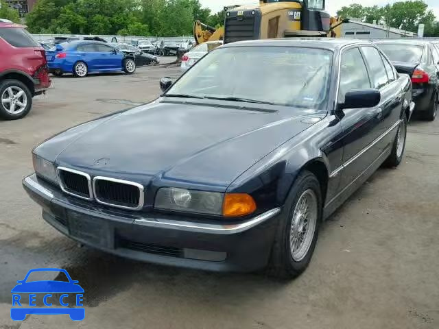 1998 BMW 740I AUTOMATIC WBAGF832XWDL53160 image 1