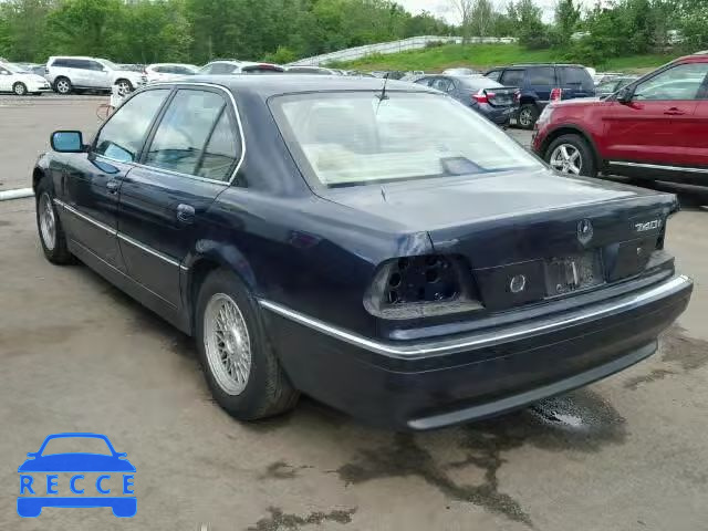 1998 BMW 740I AUTOMATIC WBAGF832XWDL53160 image 2