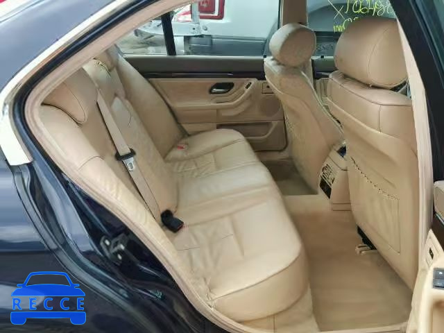 1998 BMW 740I AUTOMATIC WBAGF832XWDL53160 image 5