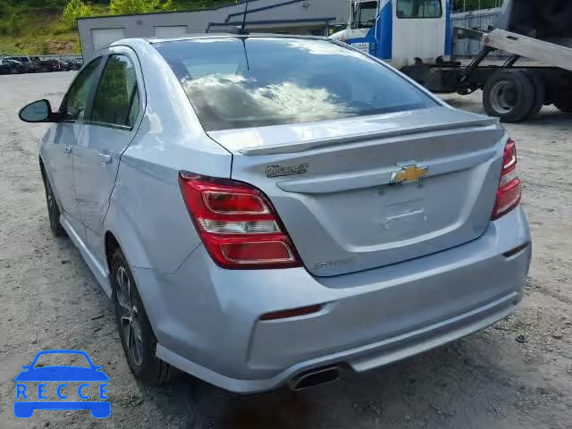 2017 CHEVROLET SONIC LT 1G1JD5SH5H4142270 зображення 2