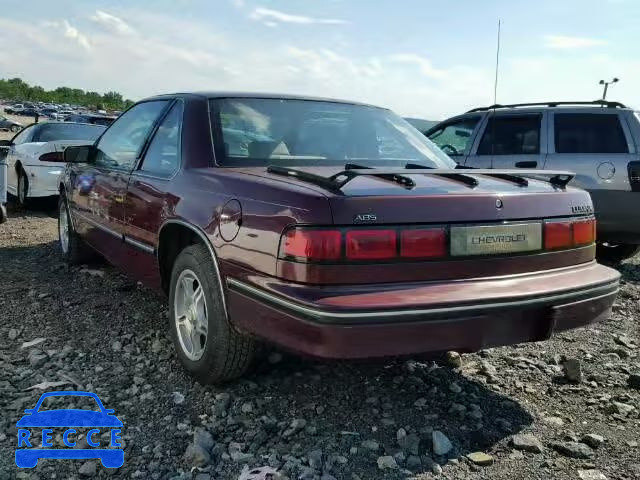 1992 CHEVROLET LUMINA 2G1WL14TXN9247933 image 2