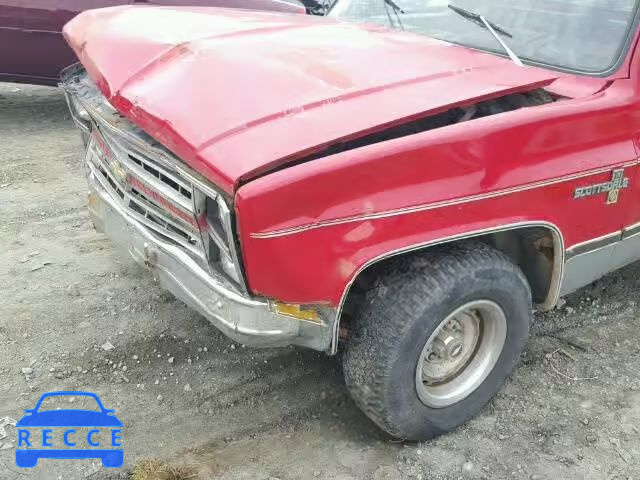 1984 CHEVROLET C10 2GCDC14H8E1138802 зображення 9