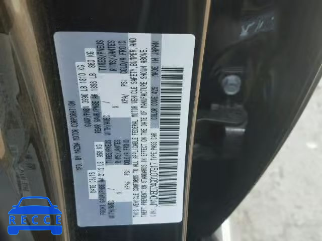 2016 MAZDA CX-3 GRAND JM1DKBD74G0107917 image 9