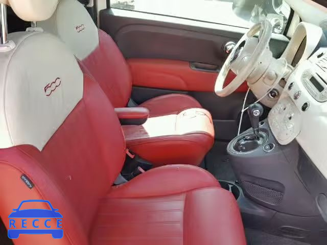 2013 FIAT 500 LOUNGE 3C3CFFER1DT636123 зображення 4