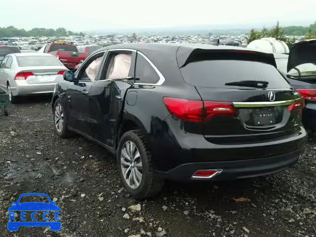 2014 ACURA MDX TECH 5FRYD4H42EB049651 Bild 2