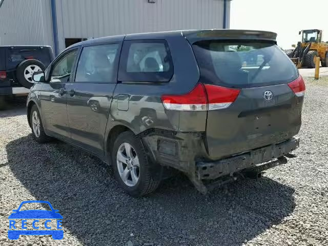 2011 TOYOTA SIENNA 5TDZK3DCXBS052033 image 2