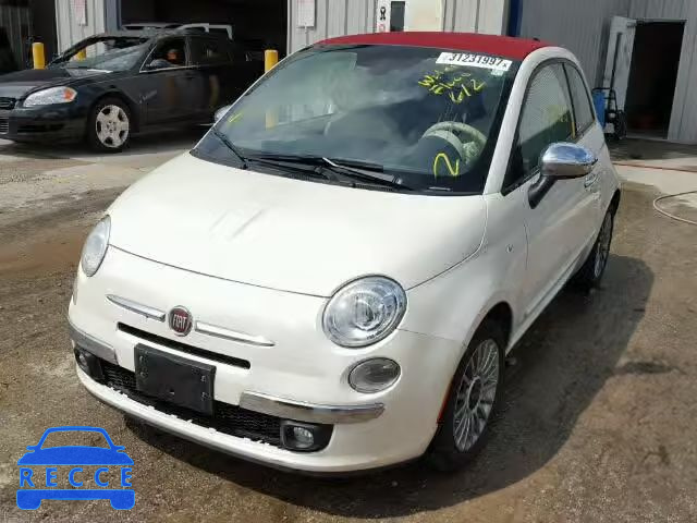 2013 FIAT 500 LOUNGE 3C3CFFER3DT512158 зображення 1