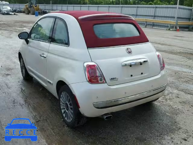 2013 FIAT 500 LOUNGE 3C3CFFER3DT512158 зображення 2