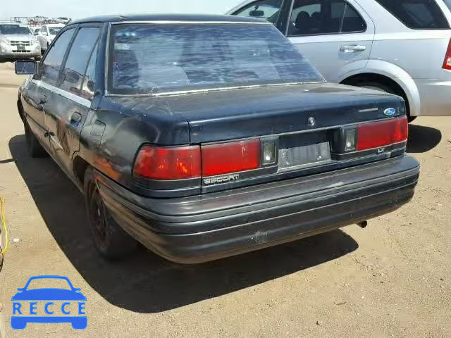 1992 FORD ESCORT LX 3FAPP13J6NR142676 image 2