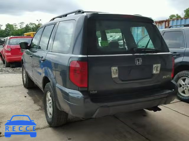 2003 HONDA PILOT LX 2HKYF18113H557916 image 2