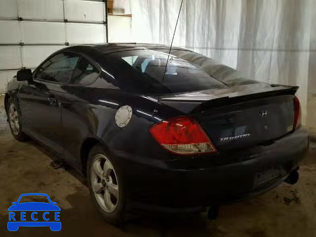 2005 HYUNDAI TIBURON KMHHM65D25U154081 image 2