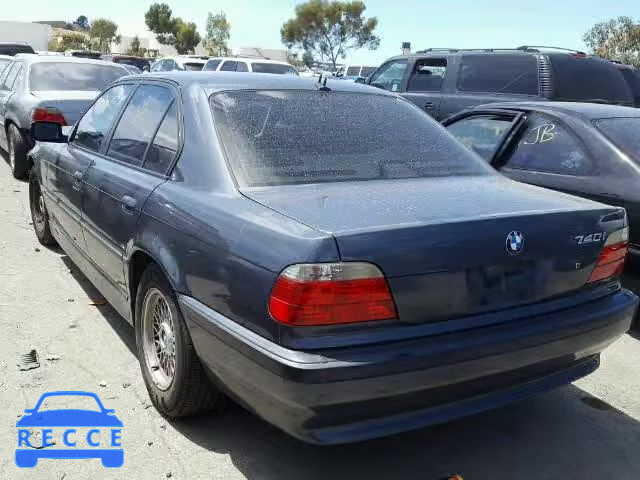 2001 BMW 740I AUTOMATIC WBAGG83471DN83696 image 2