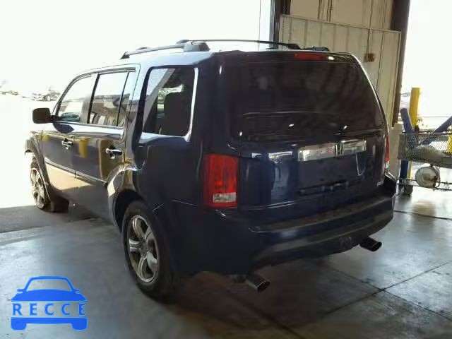 2013 HONDA PILOT EXLN 5FNYF4H74DB032046 image 2