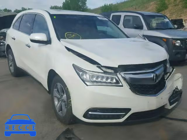 2014 ACURA MDX 5FRYD4H27EB005384 зображення 0