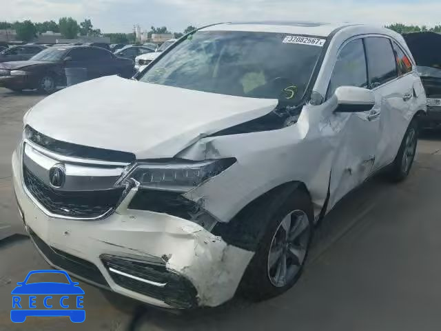 2014 ACURA MDX 5FRYD4H27EB005384 зображення 1