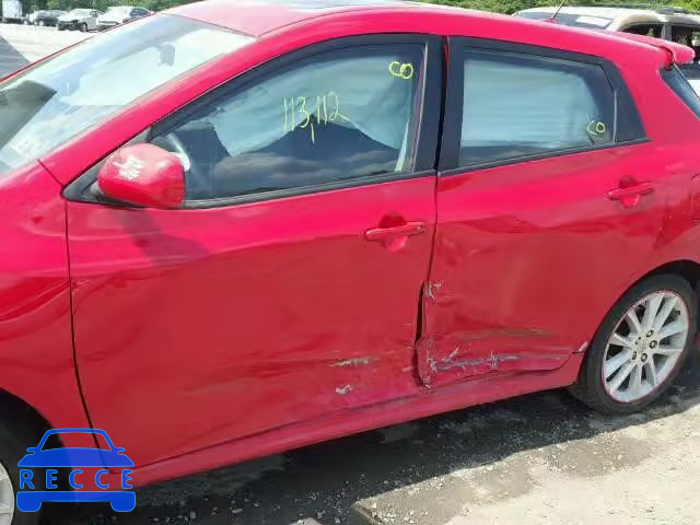 2009 TOYOTA MATRIX XRS 2T1GE40E29C004377 image 8