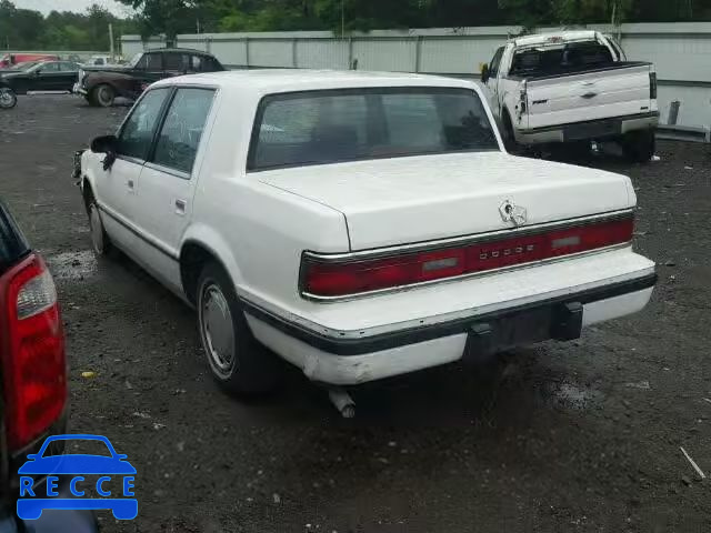 1990 DODGE DYNASTY 1B3XC46R2LD909813 зображення 2