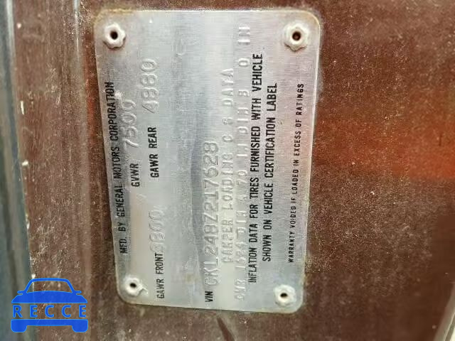 1978 CHEVROLET PICKUP CKL248Z217628 Bild 9