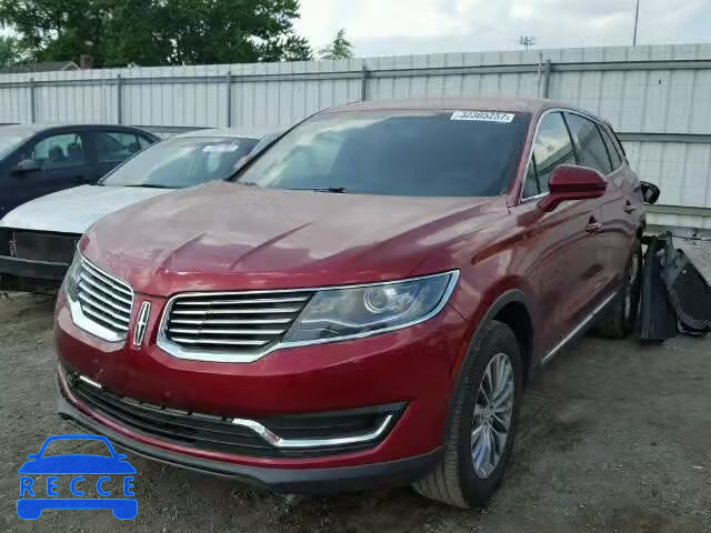 2016 LINCOLN MKX SELECT 2LMTJ8KR9GBL29549 image 1